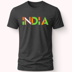 India Brush Stroke Unisex Oversized T-Shirt