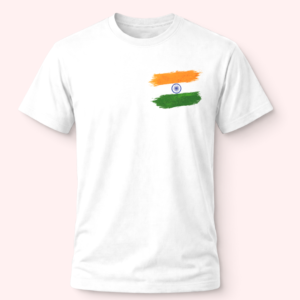 India Flag Minimalist Unisex Oversized T-Shirt