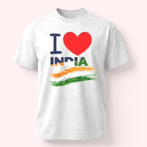 I Love India Unisex Oversized T-Shirt